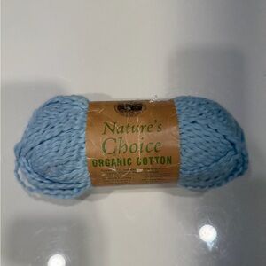 Lion Brand Yarn Nature's Choice Organic Cotton Yarn - Light Blue